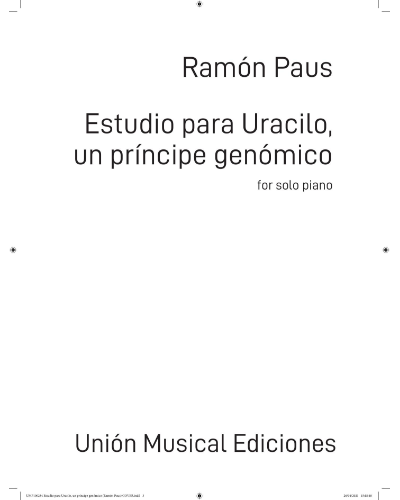 Estudio para Uracilo, un príncipe genómico — Ramón Paus