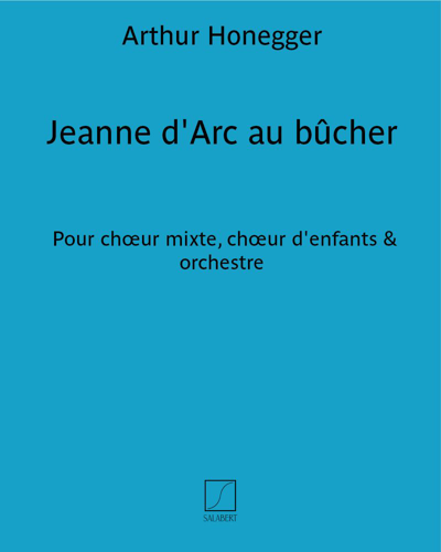 Jeanne d'Arc au bûcher — 奥涅格