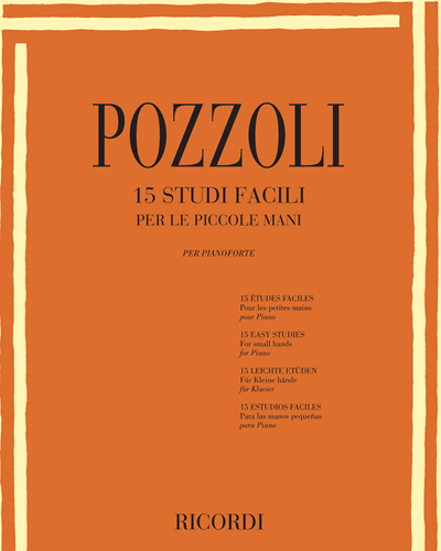 Fifteen Easy Studies for Small Hands — Ettore Pozzoli