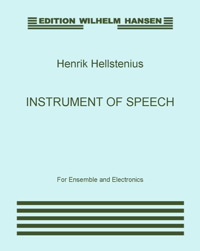 Instrument of Speech — Henrik Hellstenius