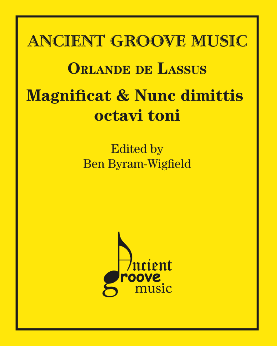 Magnificat & Nunc dimittis octavi toni — 拉索
