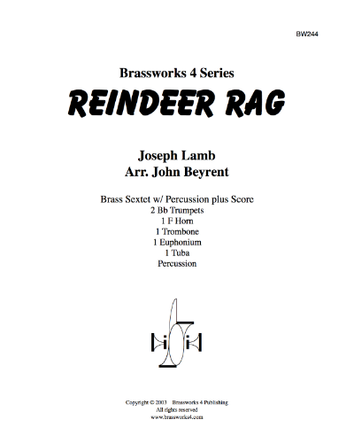 Reindeer Rag — Joseph Lamb