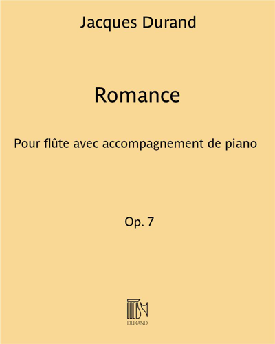 Romance, op. 7 — Jacques Durand