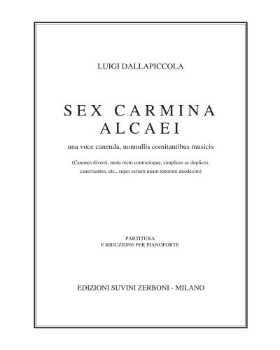 Sex Carmina Alcaei — 达拉皮科拉