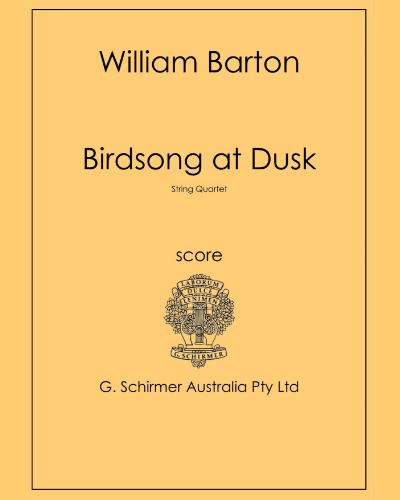 Birdsong at Dusk — William Barton