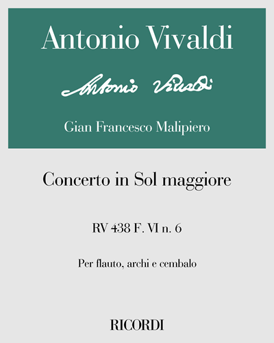 Concerto in G major, RV 438 — 维瓦尔第