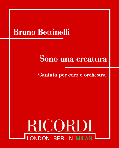 Sono una creatura — Bruno Bettinelli