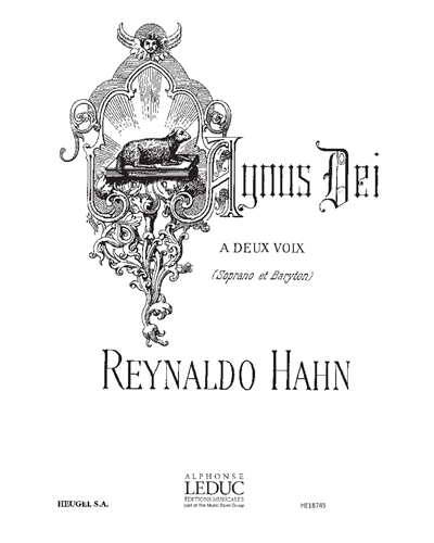 Agnus Dei à Deux Voix — 雷纳尔多·哈恩