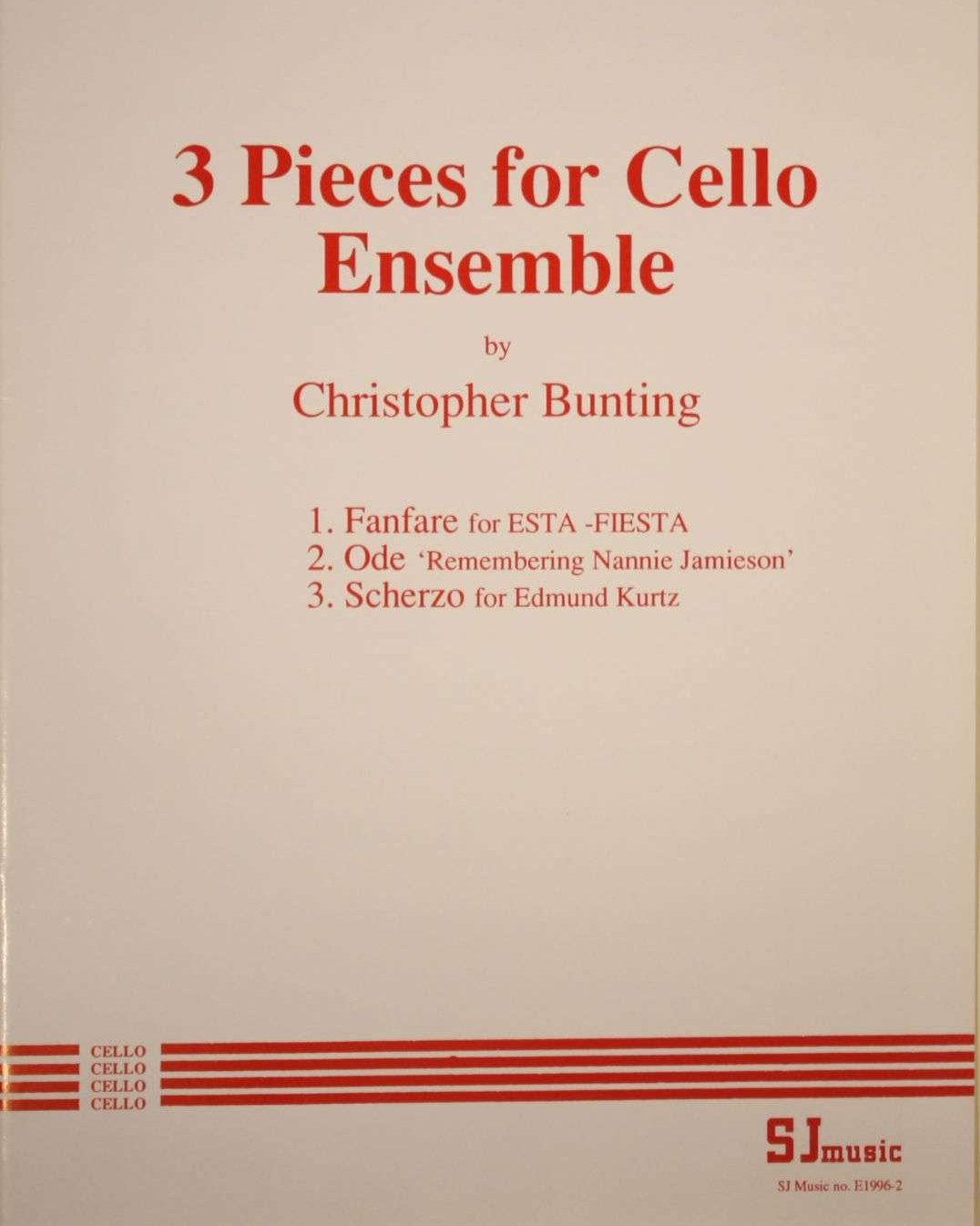 3 Pieces for Cello Ensemble — Christopher Bunting