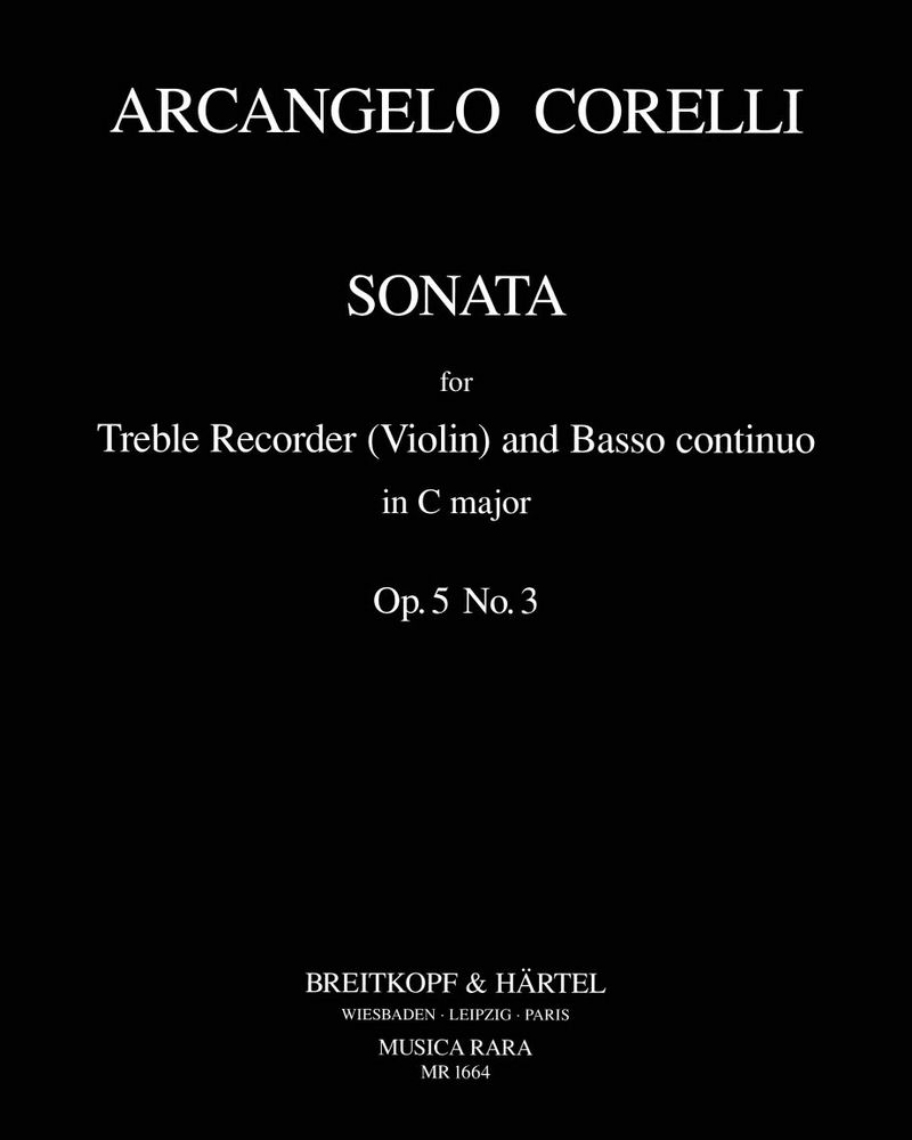Sonata in C, op. 5/3 — Arcangelo Corelli