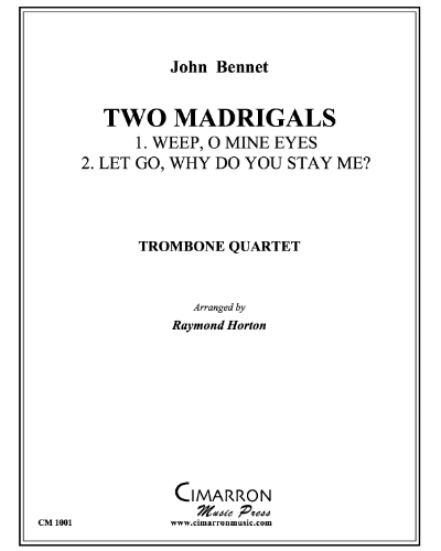 Two Madrigals — John Bennet
