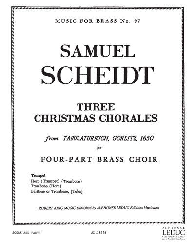 Three Christmas Chorales (from "Tabulaturbuch", Gorlitz, 1650) — 沙伊特