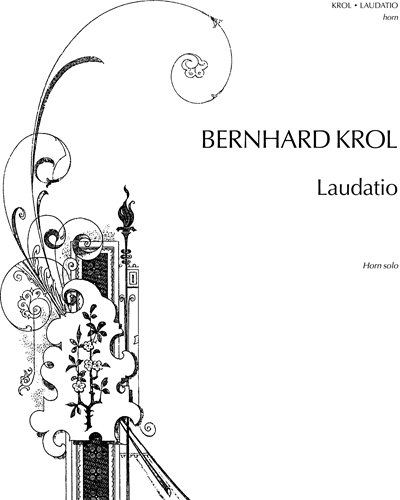 Laudatio — Bernhard Krol