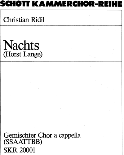 Nachts — Christian Ridil
