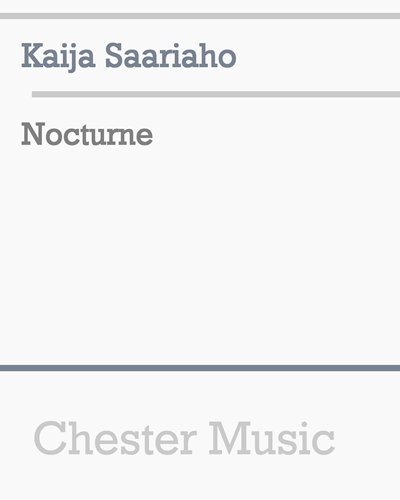 Nocturne — Kaija Saariaho