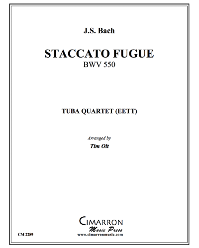 Staccato Fugue, BWV 550 — 巴赫