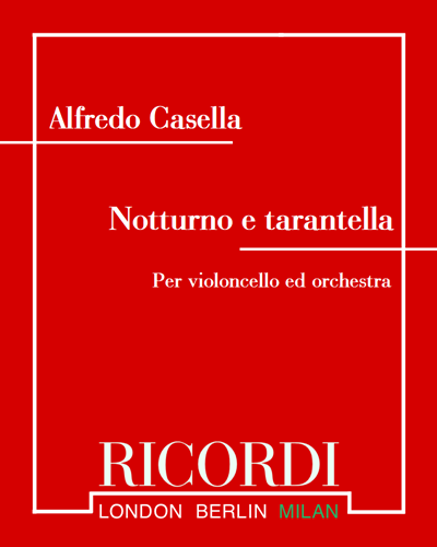 Notturno e tarantella — 阿尔弗雷多·卡塞拉