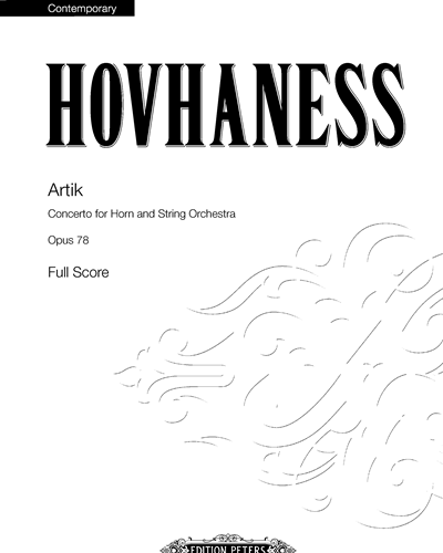Artik Op. 78 — 阿兰·霍夫哈奈斯