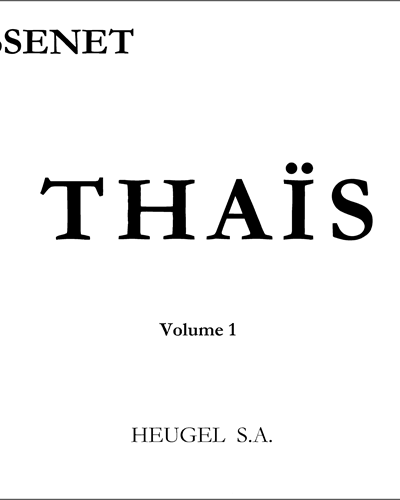 Thaïs — Jules Massenet