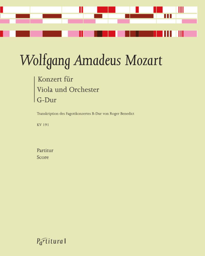 Concerto in G major for Viola and Orchestra, K. 191 — 莫扎特