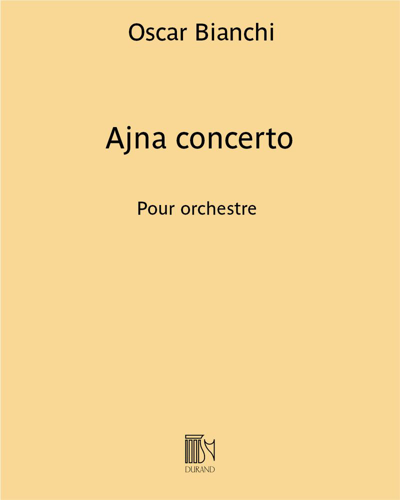 Ajna concerto — Oscar Bianchi