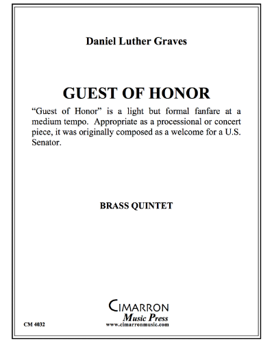 Guest of Honor — Daniel Luther Graves