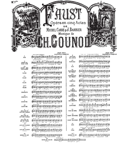 Faust No. 7 — 古诺