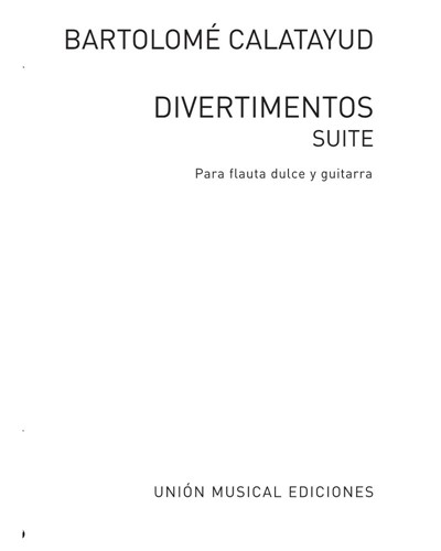 Divertimientos — Bartolomé Calatayud