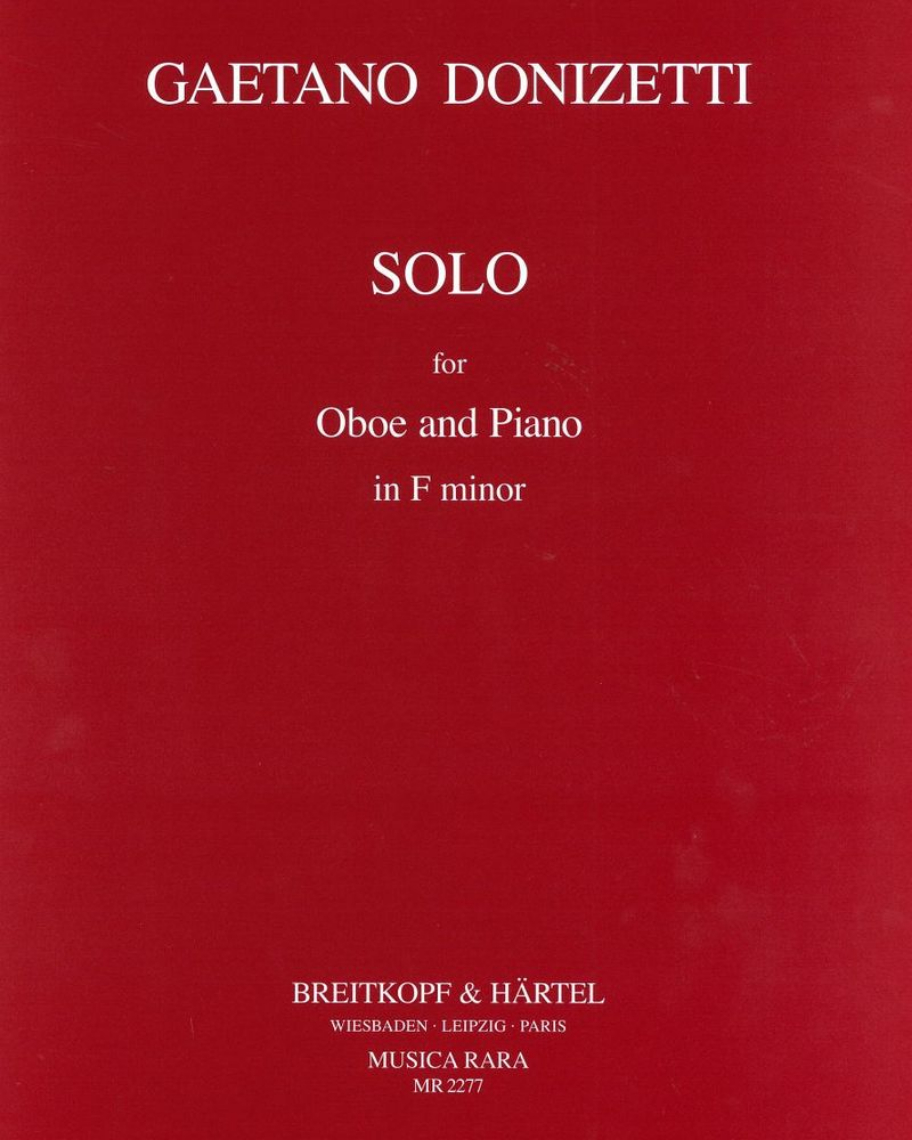 Solo in F minor (for Oboe and Piano) — 多尼采蒂