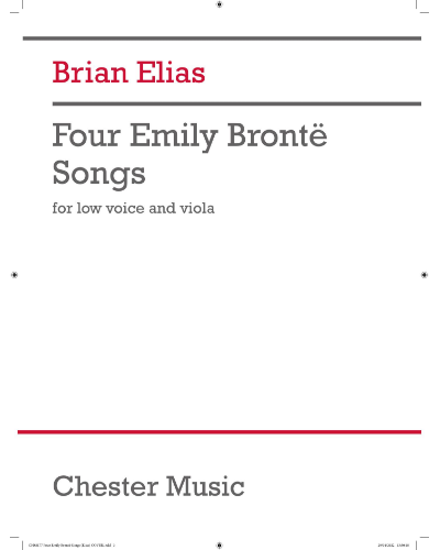 4 Emily Brontë Songs — Brian Elias