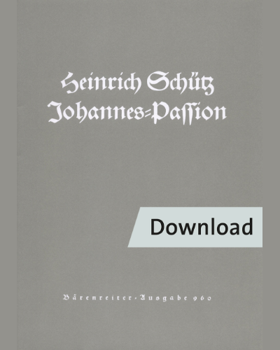 Johannes-Passion SWV 481 — 许茨