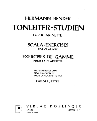 Scale Exercises — Hans Bender