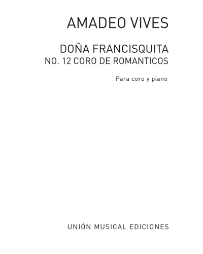 Doña francisquita — Amadeo Vives