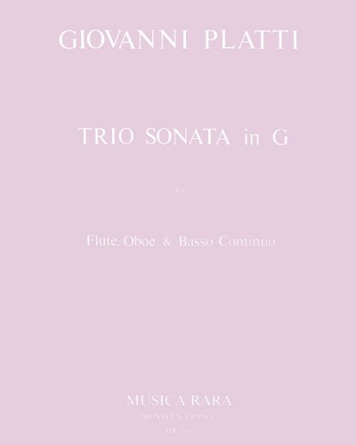 Triosonate in G — Giovanni Benedetto Platti