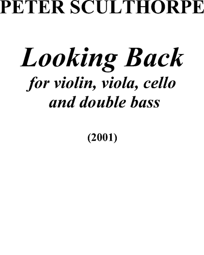 Looking Back, op. 310 — Peter Sculthorpe