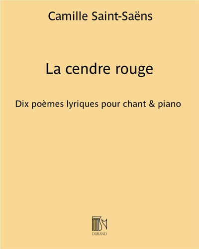 La cendre rouge — 圣-桑