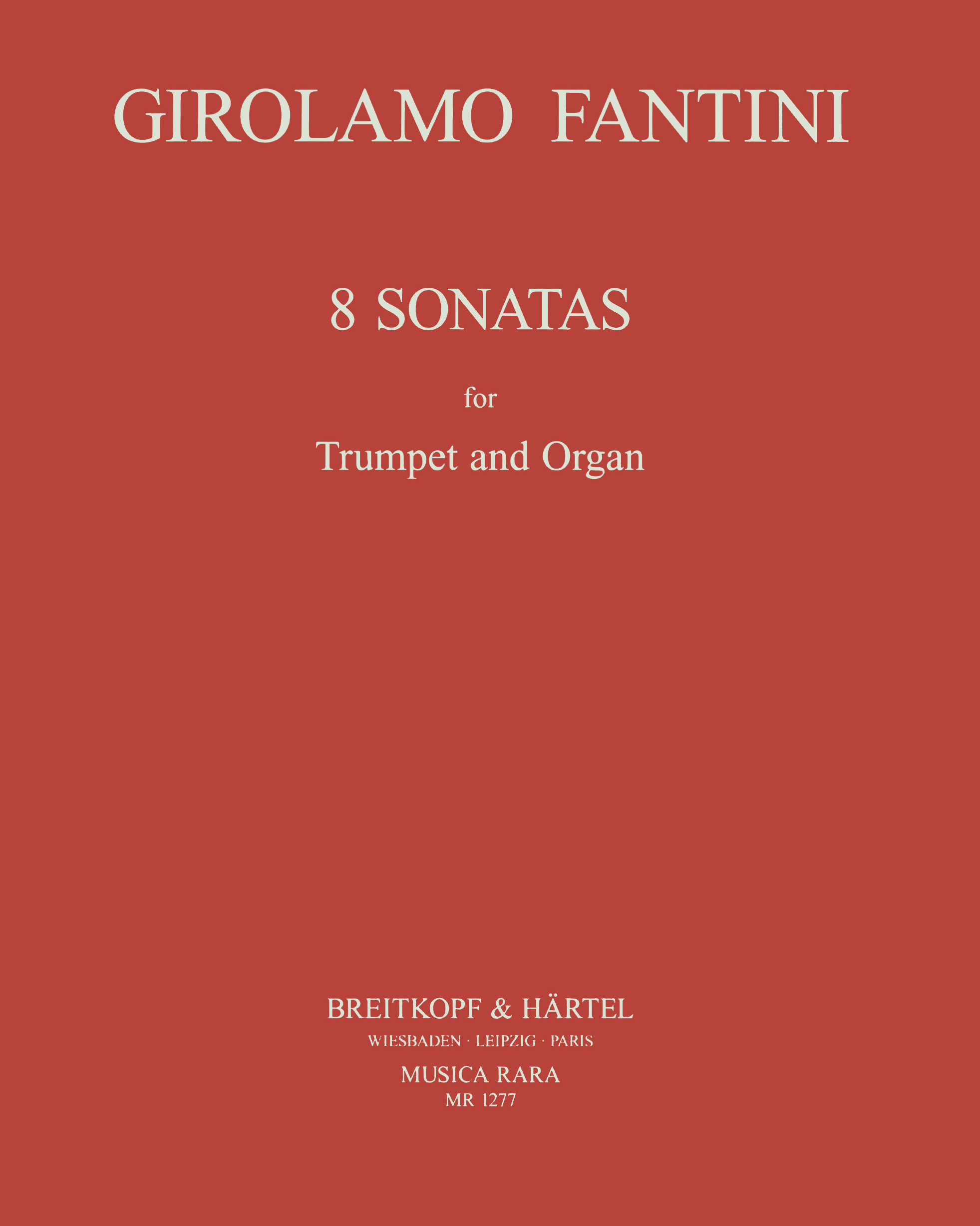 8 Sonaten — Girolamo Fantini