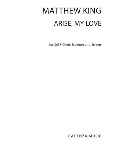 Arise My Love — Matthew King