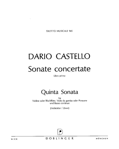 Sonata No. 5 in C major — Dario Castello