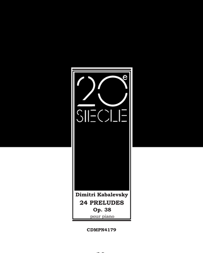 24 Préludes, Op. 38 — 卡巴列夫斯基