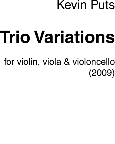 Trio Variations — Kevin Puts