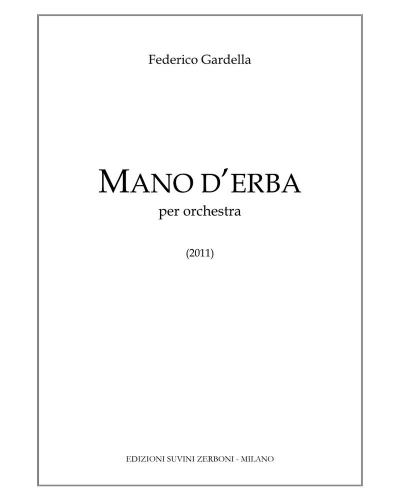 Mano d'erba — Federico Gardella