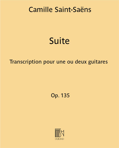 Suite, op. 135 (from '6 Études pour la main gauche seule') — 圣-桑