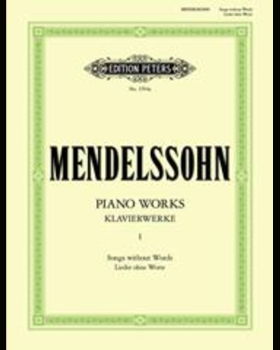 Piano Works, Vol. 1 — Felix Mendelssohn Bartholdy