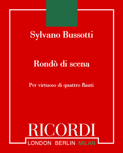 Rondò di scena - balletto di un narciso — Sylvano Bussotti