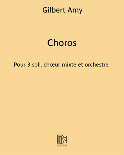 Choros — Gilbert Amy