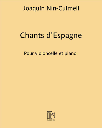 Chants d'Espagne — Joaquín Nin-Culmell