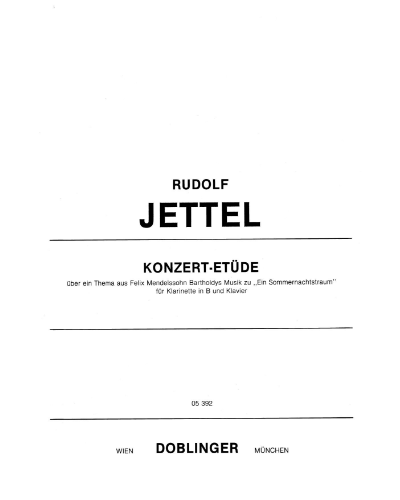 Concert Etude — Rudolf Jettel