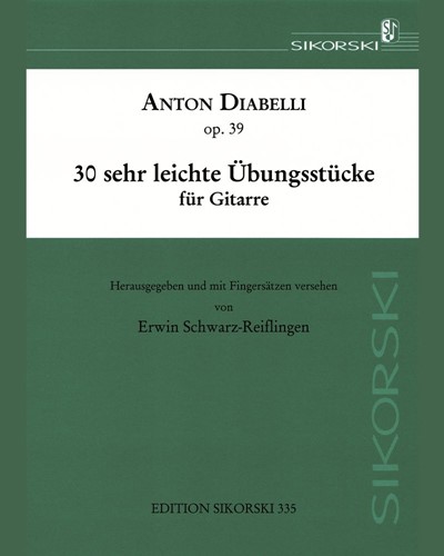Thirty Very Easy Exercises, op. 39 — 迪亚贝利