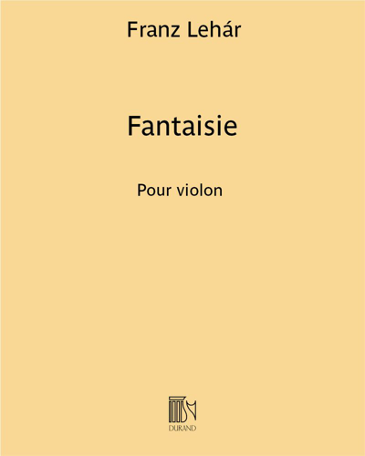 Fantaisie (on themes from the operetta 'The Count of Luxembourg') — Franz Lehár